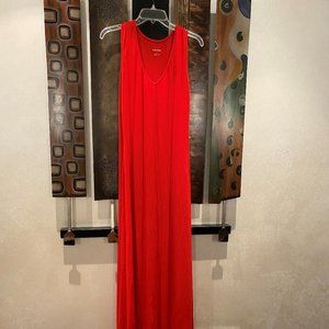 Laila Rowe Long Orange Dress, Size L